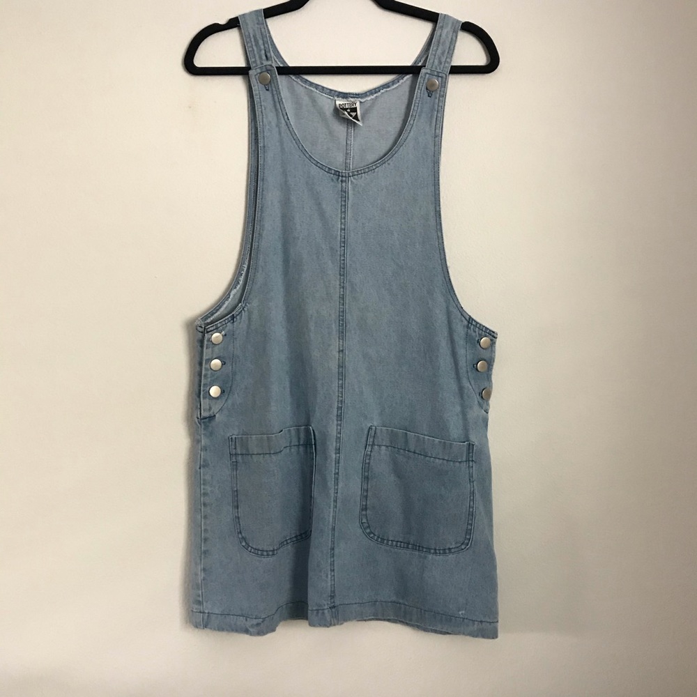 Denim Overall Dress